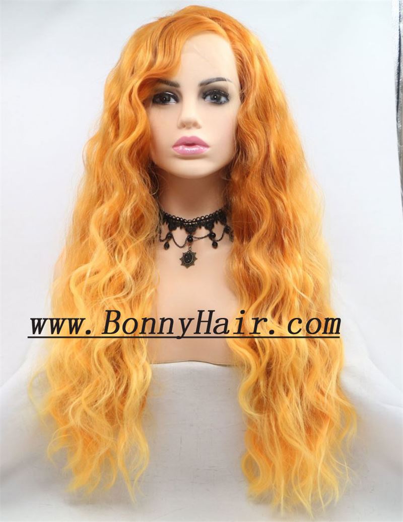 Heat Resistant Synthetic Hair Front Lace Wig