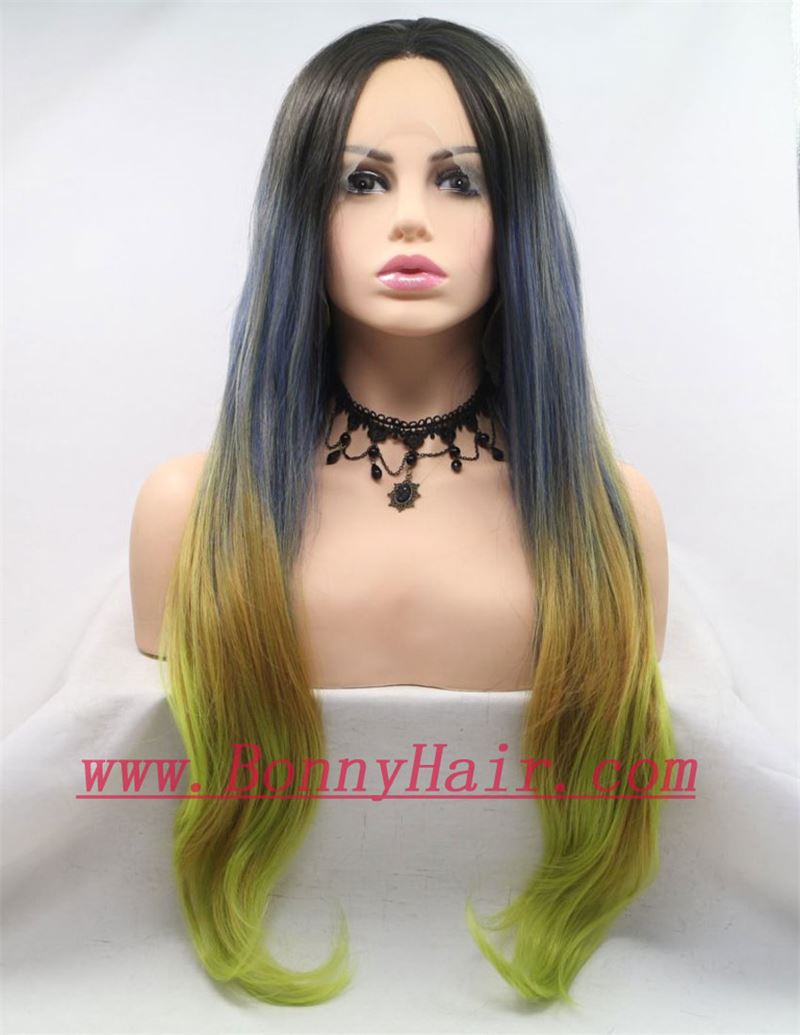 Heat Resistant Synthetic Hair Front Lace Wig