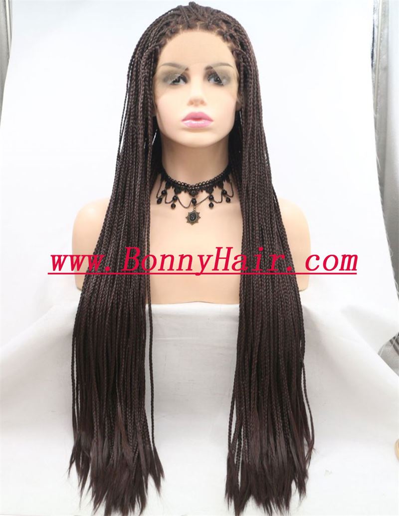 Heat Resistand Synthetic Hair Front Lace Wig Braid