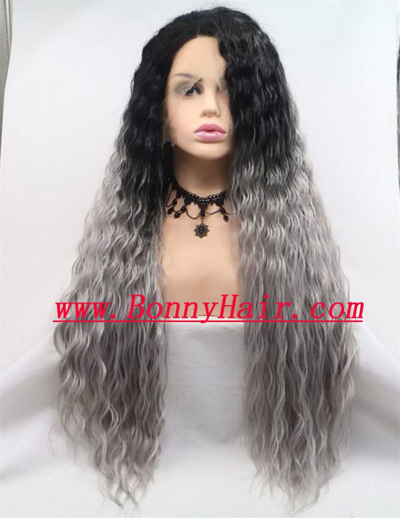 Heat Resistant Synthetic Hair Front Lace Wig