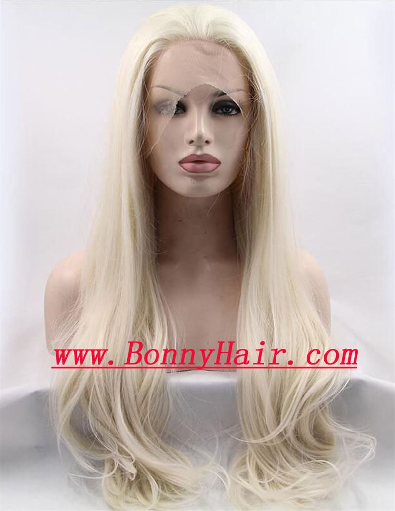 Heat Resistant Synthetic Hair Front Lace Wig