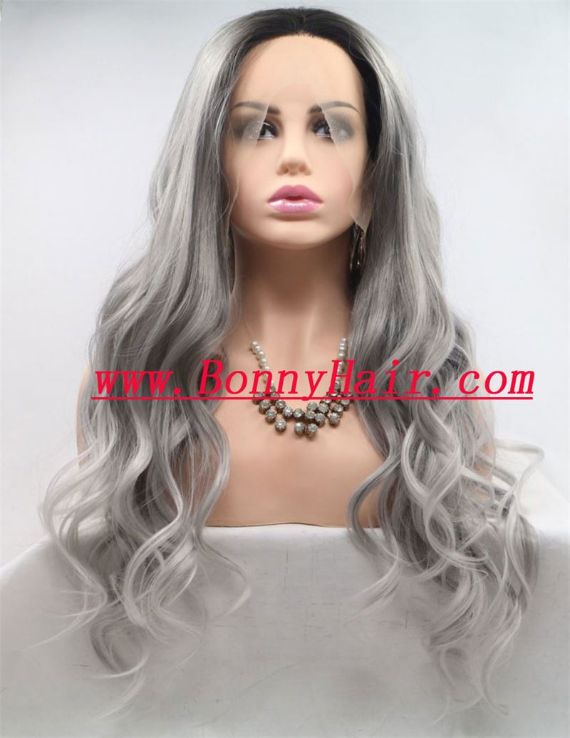 Heat Resistant Synthetic Hair Front Lace Wig