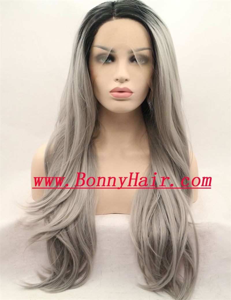 Heat Resistant Synthetic Hair Front Lace Wig