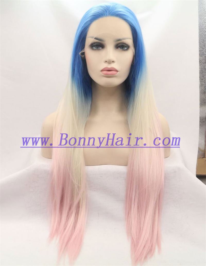 Heat Resistant Synthetic Hair Lace Front Wig