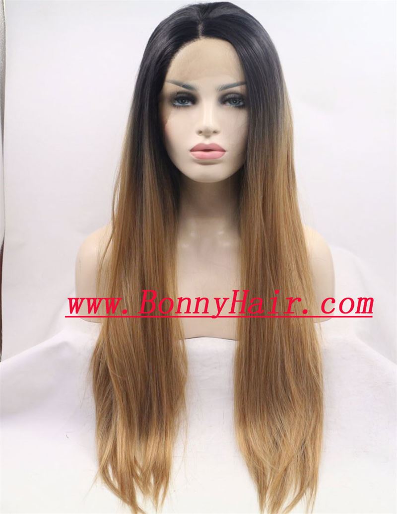 Heat Resistant Synthetic Hair Front Lace Wig