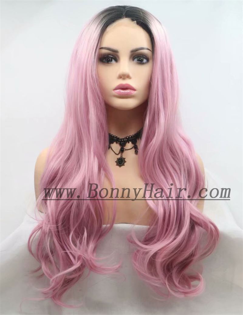 Heat Resistant Synthetic Hair Front Lace Wig