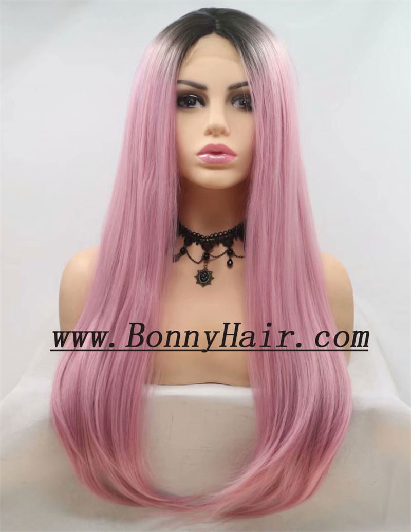 Heat Resistant Synthetic Hair Front Lace Wig