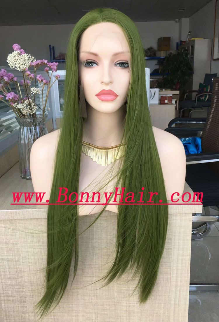 Heat Resistant Synthetic Hair Front Lace Wig