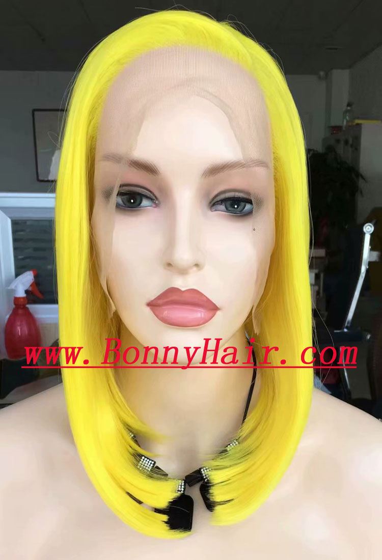 Heat Resistant Synthetic Hair Front Lace Wig