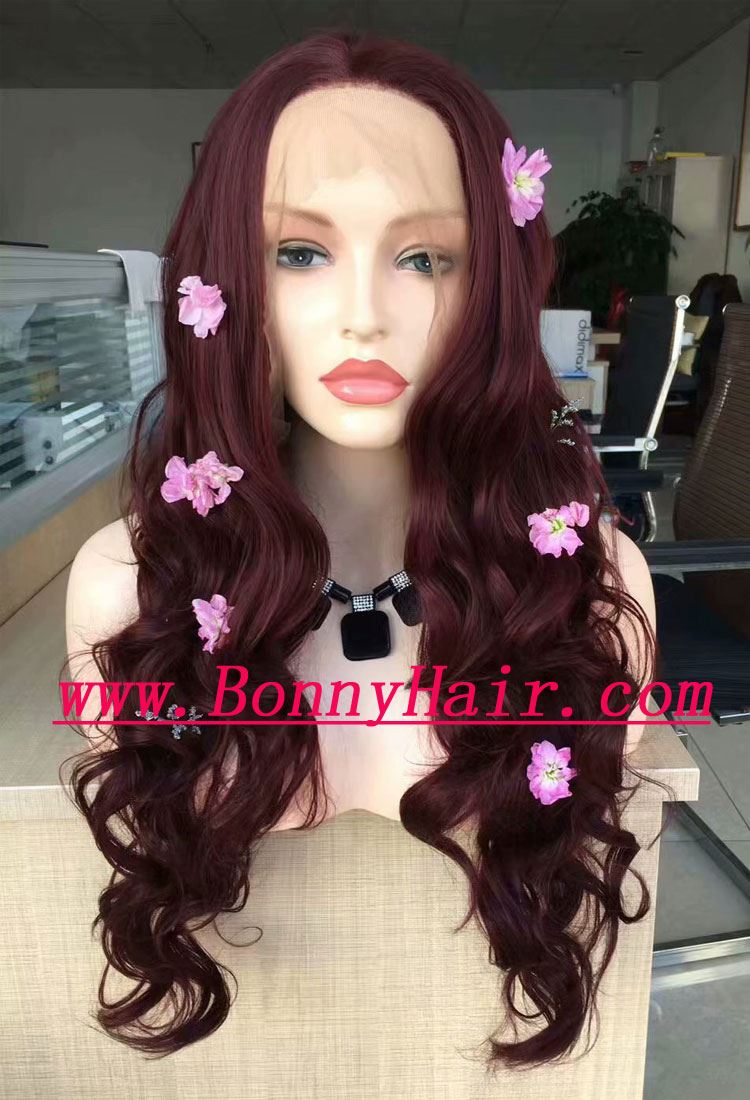 Heat Resistant Synthetic Hair Front Lace Wig