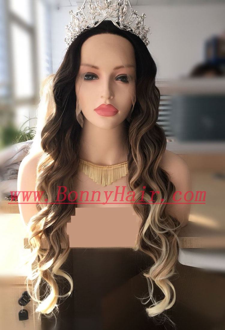 Heat Resistant Synthetic Hair Front Lace Wig