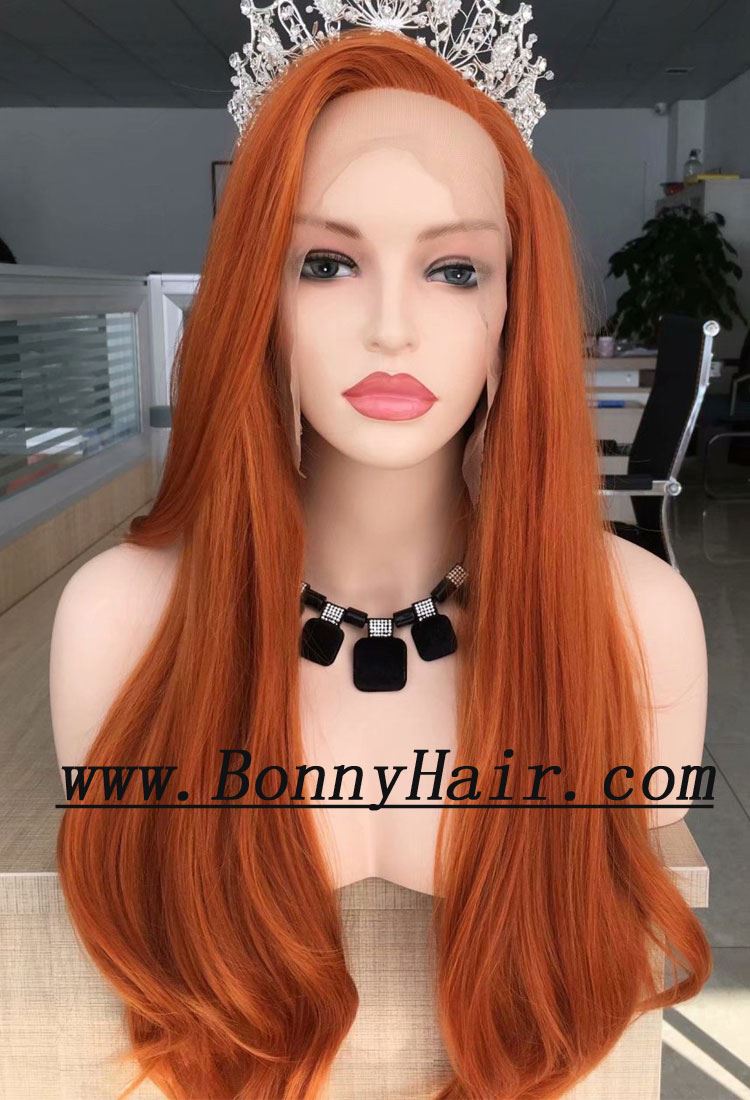 Heat Resistant Synthetic Hair Front Lace Wig