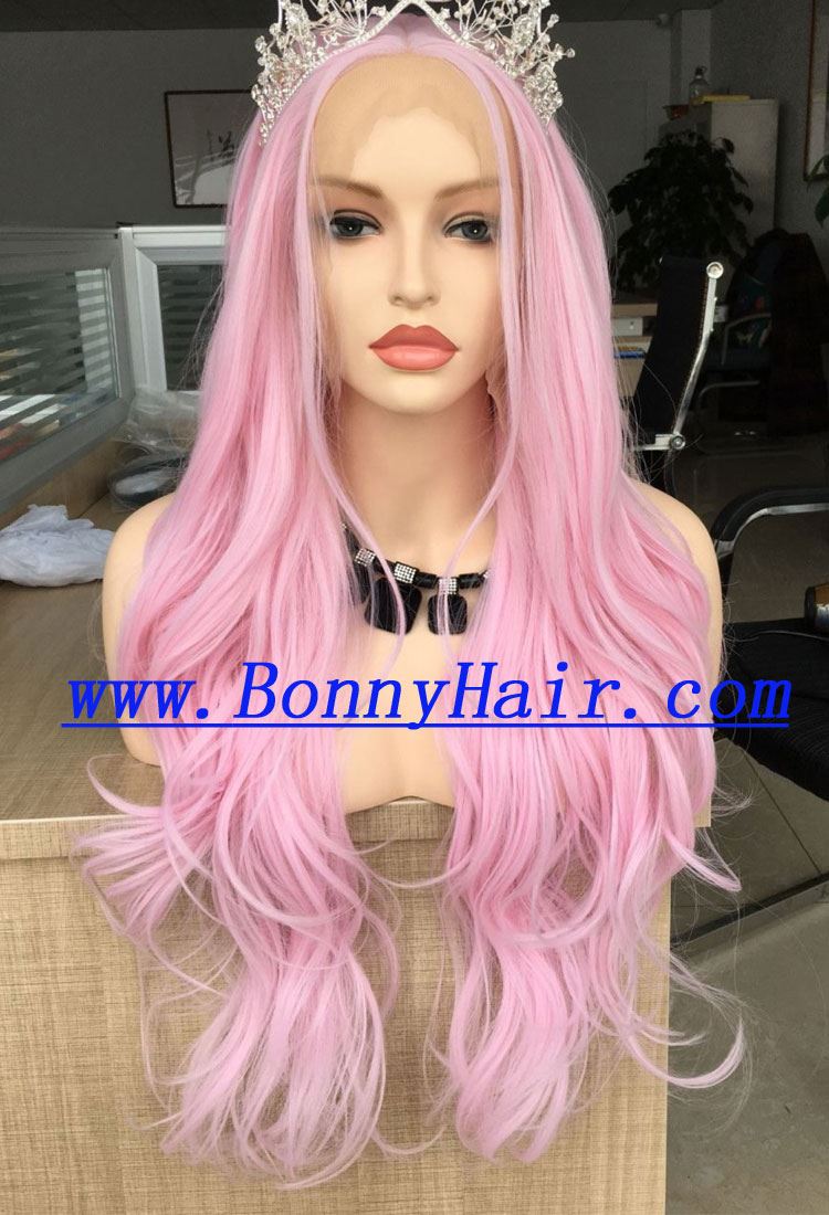 Heat Resistant Synthetic Hair Front Lace Wig