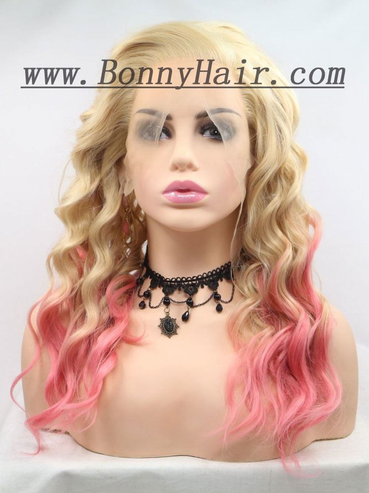 Heat Resistant Synthetic Hair Front Lace Wig