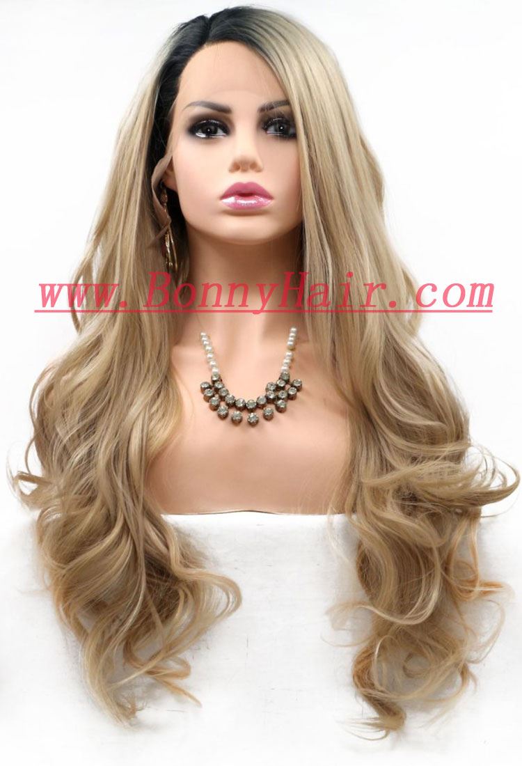 Heat Resistant Synthetic Hair Front Lace Wig
