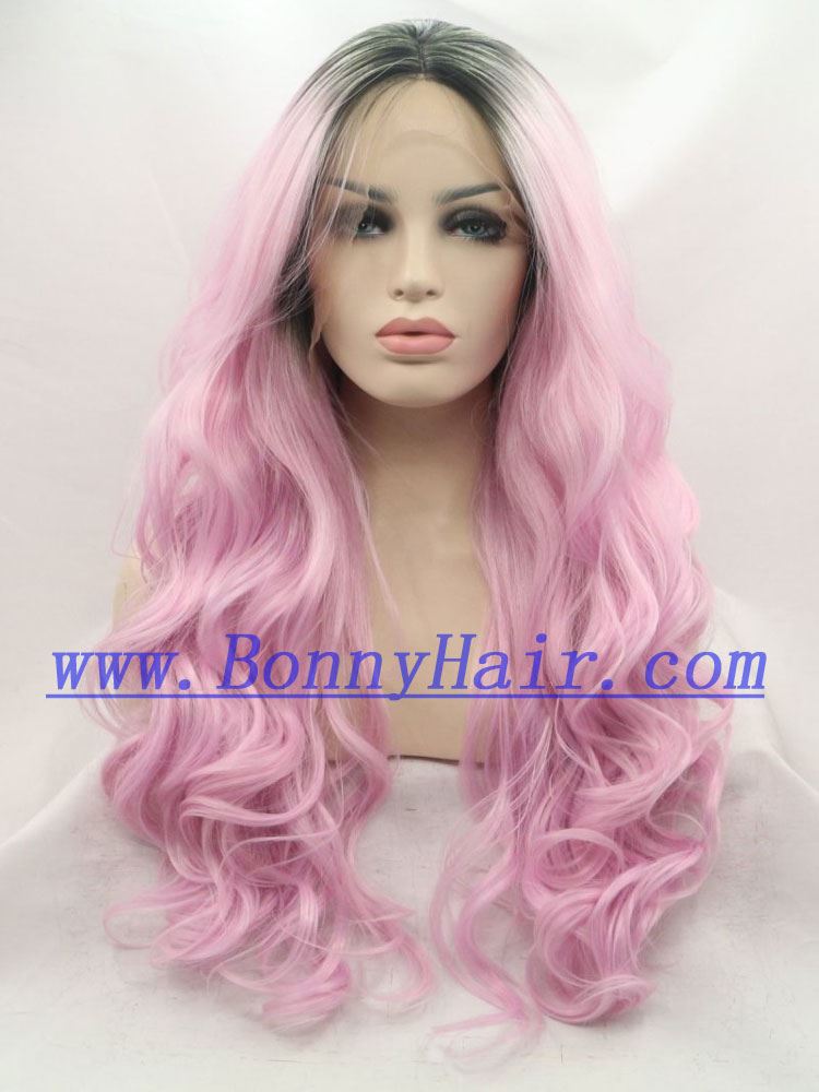 Heat Resistant Synthetic Hair Front Lace Wig