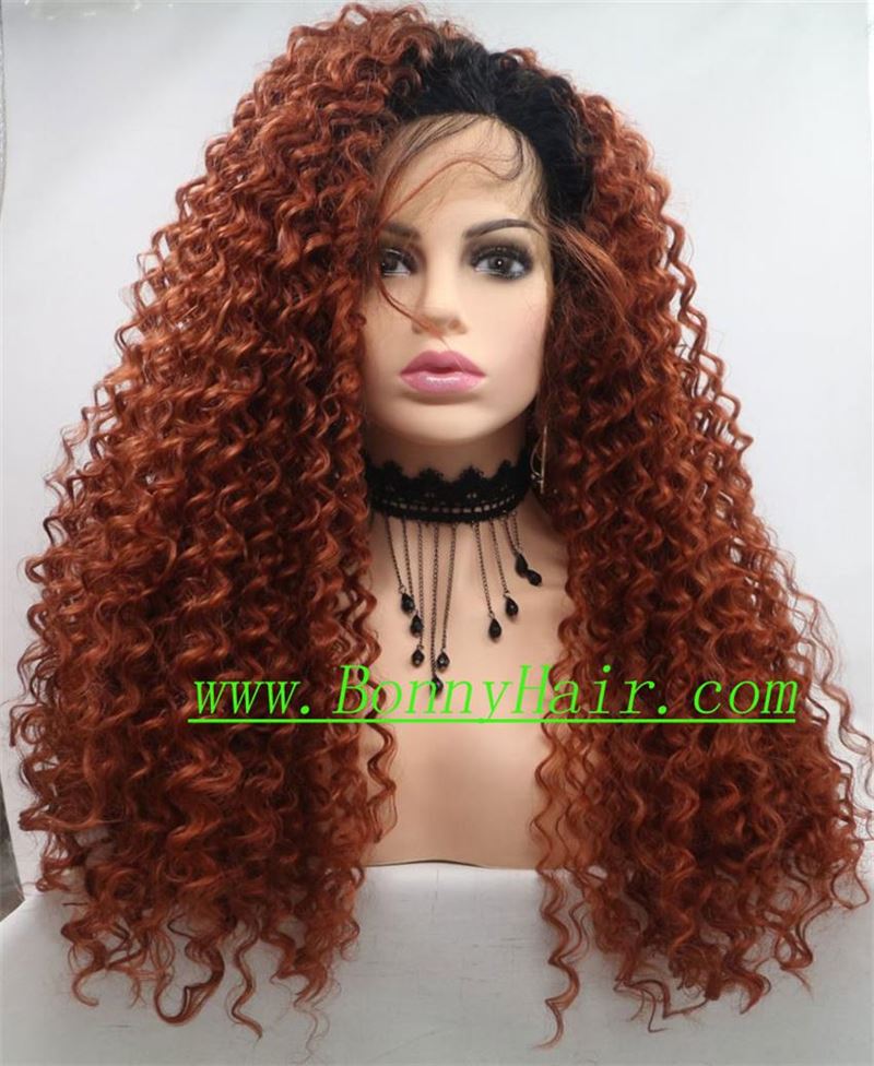 Heat Resistant Synthetic Hair Front Lace Wig