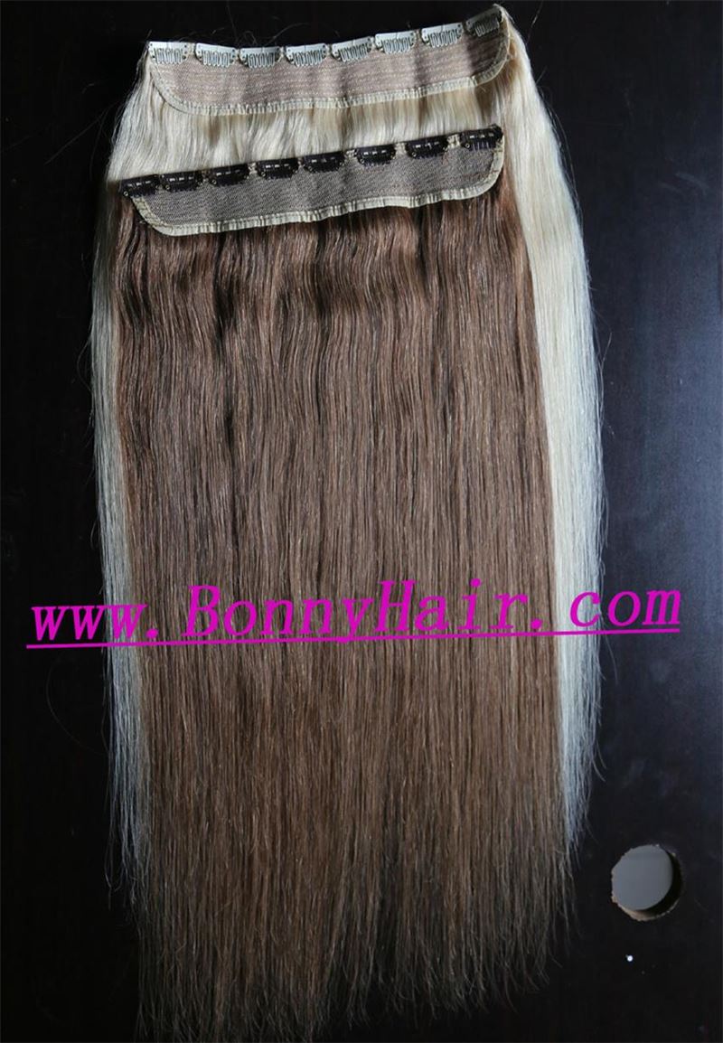 100% Human Remy Hair Clip In Hair Extension--40
