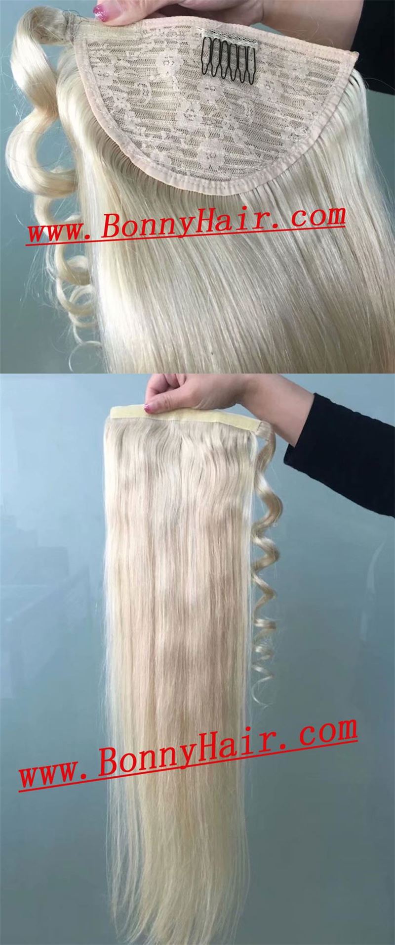 #60 Ponytail Hair Extension 100% Virgin Human Remy Hair